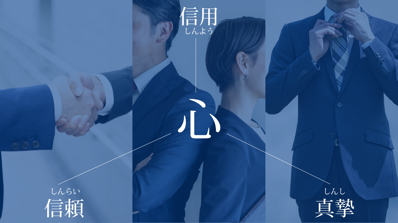 信頼・真剣・真実